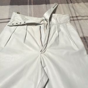 Wilson’s leather Pelle Studio white leather pants
